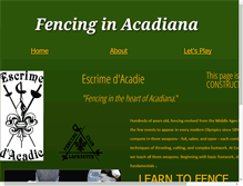 Tablet Screenshot of fencinginacadiana.com